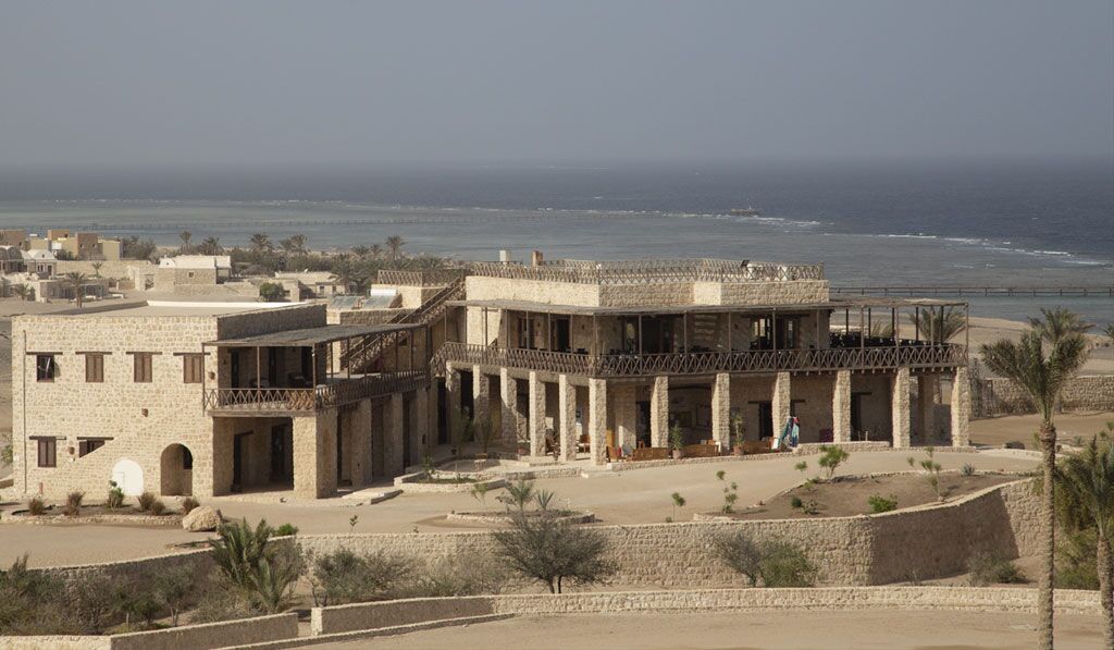 Die Anlage des Oasis Dive Resorts